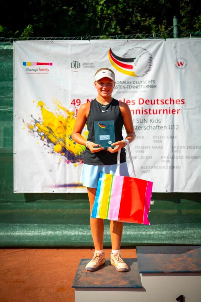 Vizemeisterin Deutsche Meisterschaften Juniorinnen U12